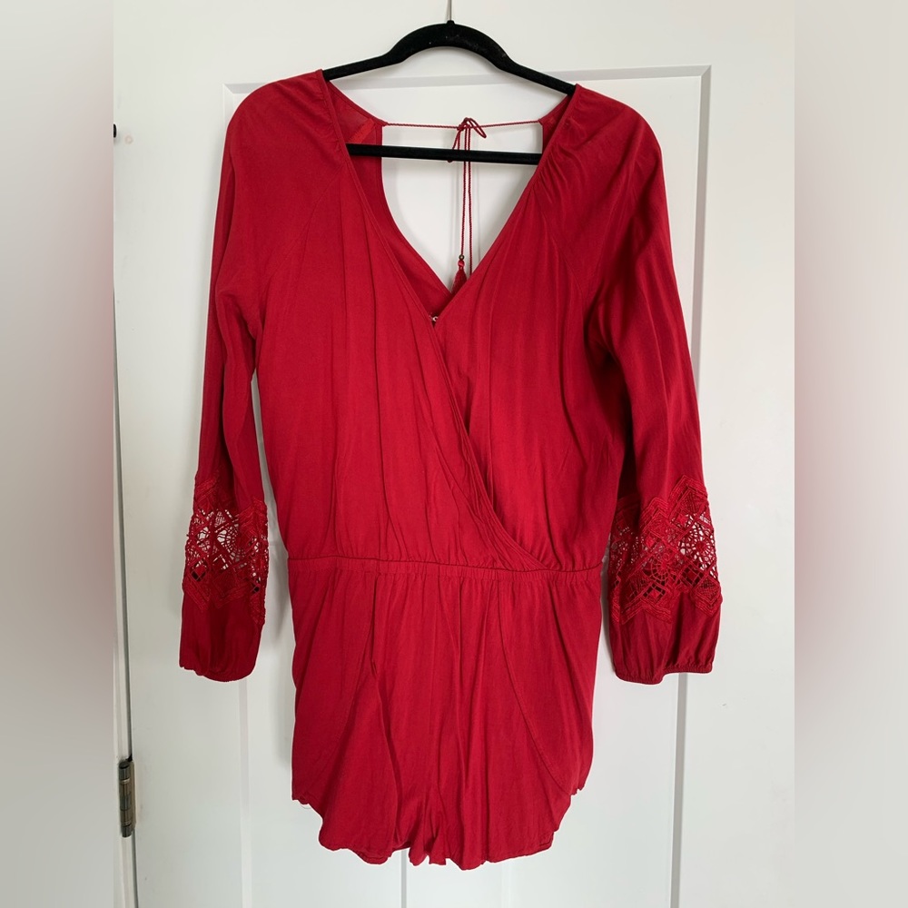 Express long sleeve/shorts romper